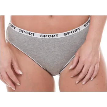 Kalhotky Numberoplus Dámské bavleně Kalhotky mejgol Barva: Šedá, Velikost: S/M