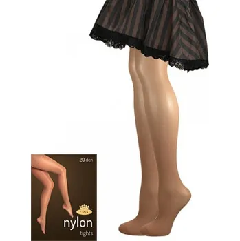 Dámské punčochy VoXX Boma Lonka Litex+LadyB NYLON tights 20DEN, LadyB NYLON tights 20DEN, Boma, 120784 beige XL+/182-188/116