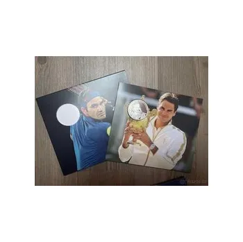 Stříbrná pamětní mince Roger Federer 20CHF 2020 ve folderu