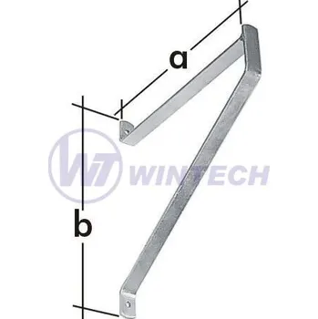 Tesařské kování Držák do garáže-univerzální,250x255mm, 1 ks NUAC250260B