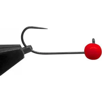 Rybářský háček Jig tungsten bez protihrotu červená 1306