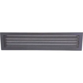 Větrací mřížka LAgrid s.r.o. Krbová mřížka Klasik 60x13 antracit s žaluzí