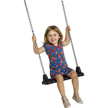 Doplněk pro dětské hřiště Playground System Houpačka SIMPLE černá pro veřejný sektor