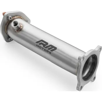 Katalyzátor RM Motors Downpipe AUDI A5 / S5 / Cabrio/ S5 Coupe / A5 Sportback + tepelný štít Katalyzátor: Bez, S tlumičem: Ne, Tepelný štít: Ano