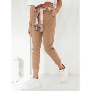 Dámské kalhoty Dstreet Dámské unikátní kamelové kalhoty Mafra