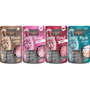 Krmivo pro kočku Leonardo 64× 85 g kombinované balení 1