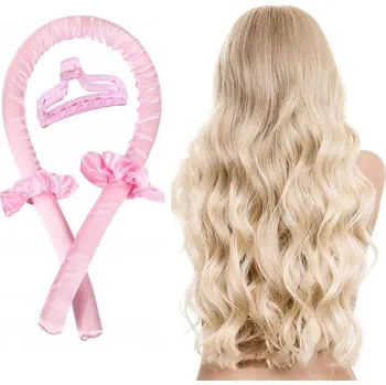 Kulma Váleček na natáčení vlasů kudrlin papiloty kulma světle růžová