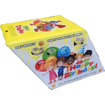 Zábavní pyrotechnika Konfetový set Happy Birthday 12 ran