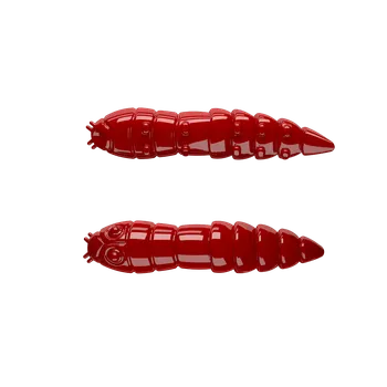 Umělá nástraha Gumová nástraha Libra Lures Kukolka 42mm Red 021 Cheese (10ks)
