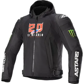 Moto bunda Bunda ZACA AIR WATERPROOF MONSTER FQ20 kolekce, ALPINESTARS (černá/červená/modrá/bílá/zelená) 2026 L