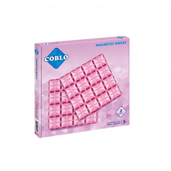 ostatní stavebnice Coblo COBLO - Magnetická základna 2 díly - Pastel