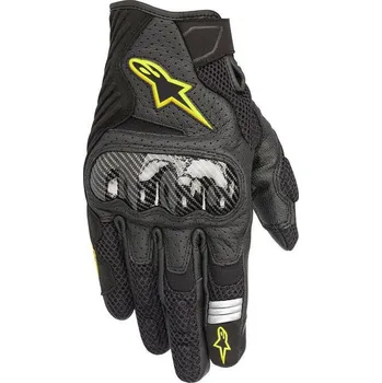 Moto rukavice Rukavice SMX-1 AIR 2, ALPINESTARS (černé/žluté fluo) 2026 3XL