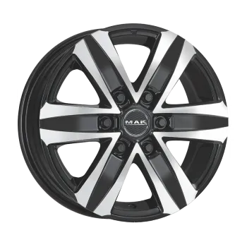 Alu kolo Alu disk MAK STONE6 W 6.5x16, 6x125, 74.1, ET50 BLACK MIRROR