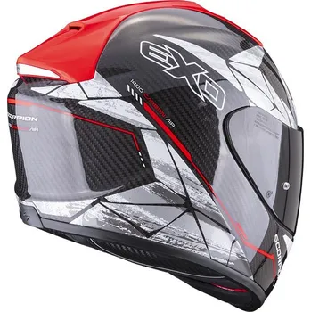 Motodoplněk Moto přilba SCORPION EXO-1400 EVO CARBON AIR ARANEA černo/neonově červená XXL