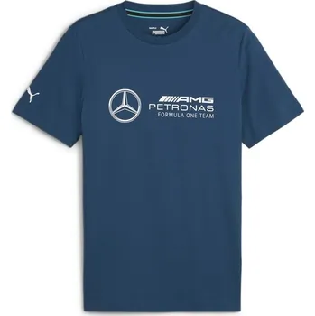 Pánské oblečení MERCEDES triko AMG Petronas blue - S