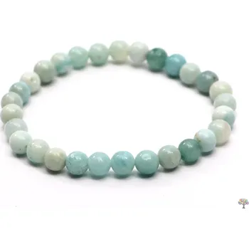 Náramek Magieprirody.cz Náramek Amazonit modrý - 6 mm kuličky #618 - z přírodních kamenů