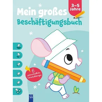 První čtění Mein großes Beschäftigungsbuch 3-5 Jahre (Cover Maus)