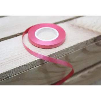 Stuha MrHome Dekorační dárková stuha PMAT (šířka 5 mm, délka 9,5 m) - KORÁLOVÁ