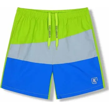 Chlapecké plavky KUGO CHLAPECKÉ KOUPACÍ KRAŤASY - PLAVKY E0289, velikost 134 - 164 Barva: Zelinkavá, Velikost: 158