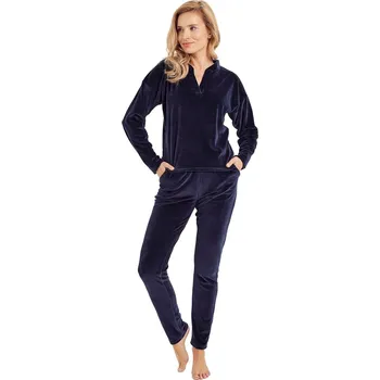 Dámské pyžamo Modrá dámská souprava Lauren od Taro, tmavě modrá M i41_9999932947_2:tmavě modrá_3:M_