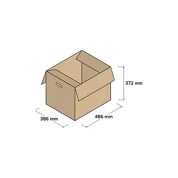 Úložný box Kartonové krabice 5VVL 486x386x372mm