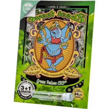 Semeno Green Poison CBD – feminizovaná semena | Sweet Seeds Feminized (Ks): 3 + 1 Zdarma