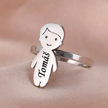 Prsten Ocelový prstýnek Chlapeček