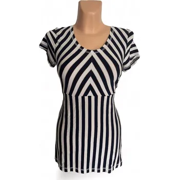 Dámská tunika Halenka proužek VAZBA, Barva Proužek, Velikost M40 , Materiál 96% Viskoza 4% Lycra