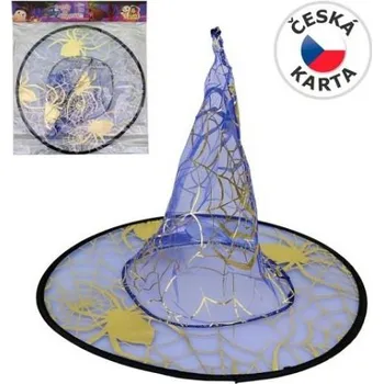 Karnevalový kostým Klobouk čarodějnický, 40 cm, v sáčku