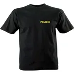 FLOWEAR Triko krátký rukáv černé s potiskem Policie Vyberte velikost: L
