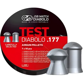 Vzduchovka JSB Match Diabolo Diabolky EXACT TEST 4,50mm (cal .177) - 7x50ks