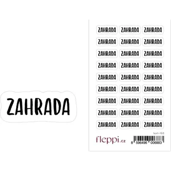 samolepka Fleppi Samolepky Zahrada