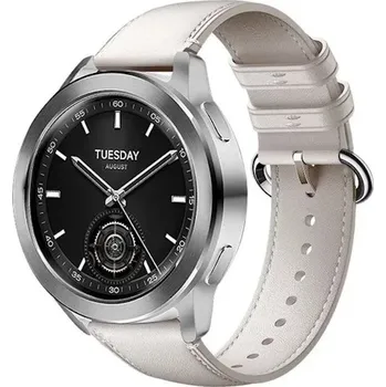 Originální Kožený Pásek Na Xiaomi Watch S3 / S4 Barva: Bílá