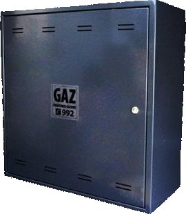 Revizní skříňka na plyn 600x600x250- Antracit- bez nápisu GAZ