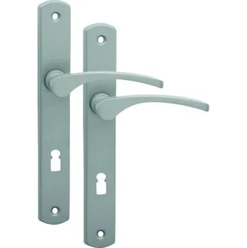 Cobra Laura Economy dveřní kování - klika-klika / klíč / 90mm / šedá