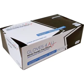 Vyšetřovací rukavice GLOVES4ALL Nitrilové rukavice modré L - 1000 ks