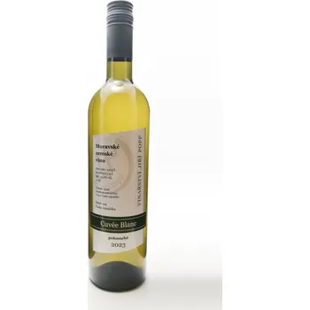 Víno Cuvée Blanc 2023, moravské zemské víno, Vinařství Zephyr, polosuché