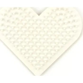 Dětské navlékací korálky Podložka na zažehlovací korálky, srdce