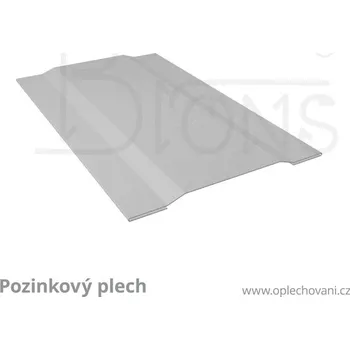 Střešní lemovaní Přítlačná lišta prolomená rš 160 pozink