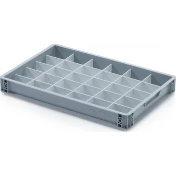 Úložný box Příčka pro EURO přepravku 60x40x7,5 cm - krátká