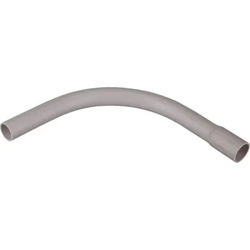 Vodovodní potrubí FRÄNKISCHE Koleno SBSKu-EM O40mm, –25 až +60°C, PVC-U, šedá
