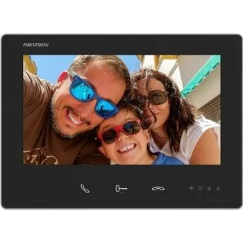 Hikvision DS-KH7300EY-WTE2 HD videotelefon 7", 2-vodičový HD, WiFi, černý 314571