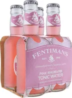 FENTIMANS Pink Rhubarb Tonic Water 4x 200 ml