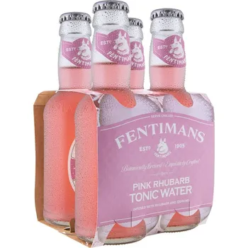 Limonáda FENTIMANS Pink Rhubarb Tonic Water 4x 200 ml