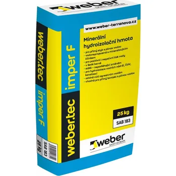 Omítka Weber Minerální hydroizolační hmota Webertec imper F 25 kg
