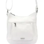 MiaMore Kožená crossbody dámská kabelka bílá