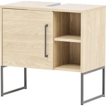 Koupelnový nábytek Koupelnová skříňka pod umyvadlo Möbelpartner Limone dub světlý 60,4 x 59,5 x 33 cm