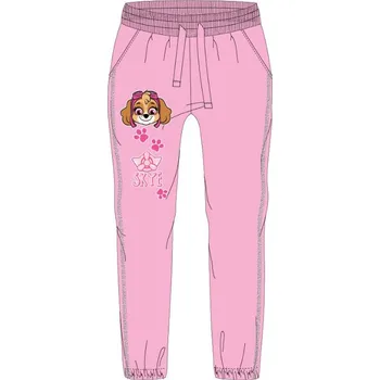 Dívčí tepláky Tlapková Patrola růžové 110