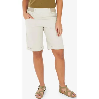 Dámské kraťasy QUECHUA Dámské turistické kraťasy NH 500 50 BÉŽOVÁ