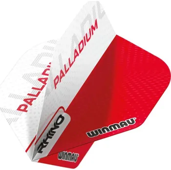 Letky na šipky Winmau Palladium červeno-bílé, extra hrubé